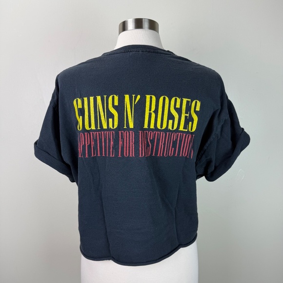 Vintage Guns N Roses Distressed Appetite for Destruction Screen Print Tee | Lg - Picture 4 of 13